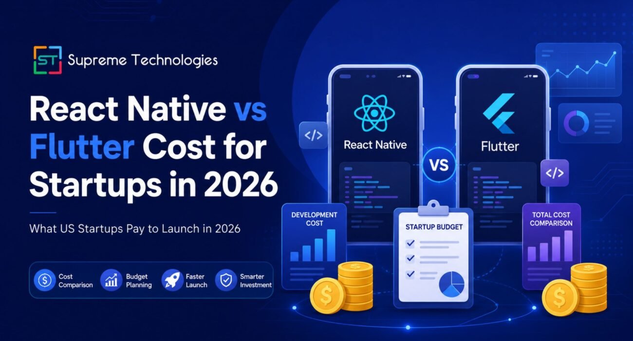 React Native vs Flutter startup cost 2026 comparison